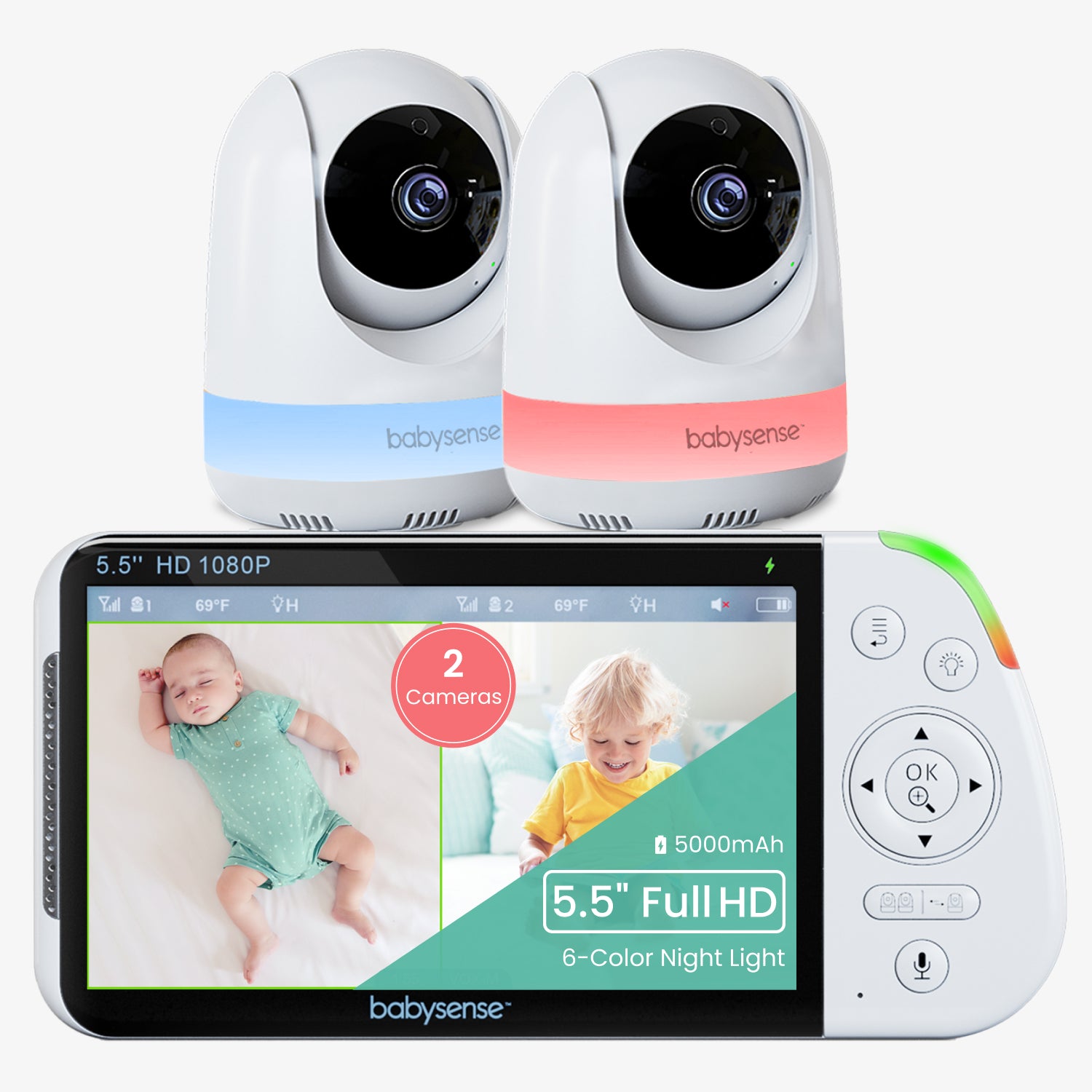 2 Camera Video Baby Monitors 2 Camera Video Baby Monitors